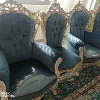 سلطنتی 9 نفره با عسلی و میز|مبلمان خانگی و میز عسلی|لردگان, |دیوار