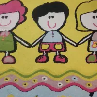گلیم فرش بچه گانه