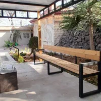 جوشکار در پنجره اسکلت خرپا میز الاچیق صندلی پارکی