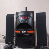 دو عدد اسپیکر ساب دار فلش خور بلوتوث دار