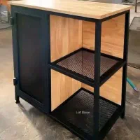 فلزی با استاتیک روی کار از چوب راش نراد mdf|بوفه، ویترین، کنسول|بابل, |دیوار