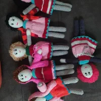 عروسک های دستباف|اسباب‌بازی بچه|شیراز, طلاب|دیوار