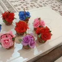 سبد گل تزینی رومیزی