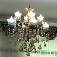 لوستر برنز اصل زیبا ۸ شعله
