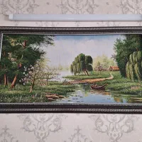 تابلو اسب و منظره