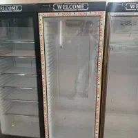 یخچال فریزر تکدرب ایستاده نوشابه ویترین کافه عرض۷۰