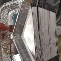 نی و ظرف آلومینیومی و ظرف کیک اسلایسی