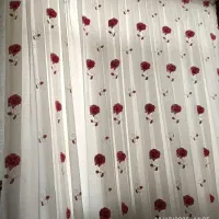 پرده حریر زیبا همراه با آستری