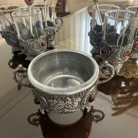ست چای خوری پیوتر|ظروف سرو و پذیرایی|قم, نخودی|دیوار