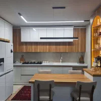 طرح تعویض کابینت MDF قدیمی با نو