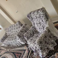 کاور مبل بل پارچه ای تترون  طرحدار