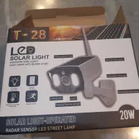 چراغ خورشیدی طرح دوربین مدار بسته