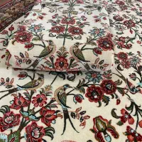 جفت ذرع و نیم خاص و انتیک کرک و گل ابریشم قم|فرش|تهران, افسریه شمالی|دیوار