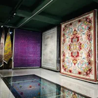 فرش سی رنگ ابریشم نما۹متری/۱۲متری کد ۴۳۴۳|فرش|شیراز, لاله|دیوار