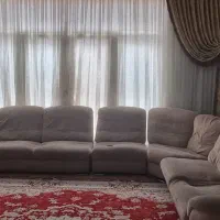 مبل ال با یک جلو مبلی