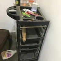 کمد سه کشو ویترین دار 180 سانتی متر .ترولی متحرک|جاکفشی، کمد، دراور|کرج, گلشهر|دیوار