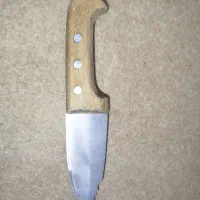 چاقو دسته چوب اصلی غلاف دار|کلکسیون اشیاء عتیقه|بروجرد, |دیوار