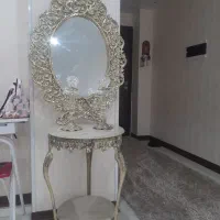 آیینه و شمعدان برنجی|صنایع دستی و سایر لوازم تزئینی|تهران, هفده شهریور|دیوار