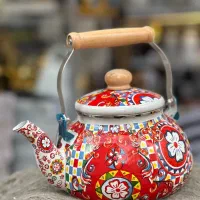 کتری لعابی تمام رنگ موجود 2/5 لیتری