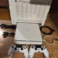 ps4 slim 500gig نو تک دسته همراه بازی|کنسول، بازی ویدئویی و آنلاین|تهران, چهارصد دستگاه|دیوار