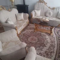 مبلمان نیمه استیل ۷ نفره|مبلمان خانگی و میز عسلی|مشهد, فدک|دیوار