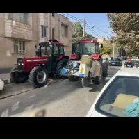 ترنچر تراکتوری شیارزنی فیبر نوری اسفندانی