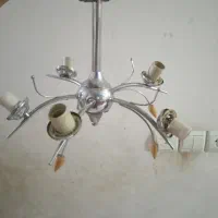 لوستر استیل ۵شاخه