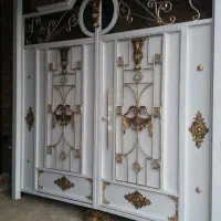 درب آهنی طرح دار ساده|خدمات پیشه و مهارت|پرند, فاز ۳|دیوار