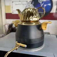 کتری قوری مشکی طلایی بتیس نو