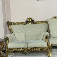 مبل ۸ نفره با دو صندلی میزبان فوریی|مبلمان خانگی و میز عسلی|کهریزک, |دیوار