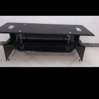 میز تلویزیون شیشه ای