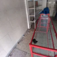 قفسه فلزی با کفه MDF