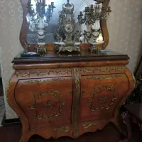 ساعت وشمعدان برنج و سنگ مرمرسفارشی مناسب جهاز|کلکسیون اشیاء عتیقه|تهران, کرمان|دیوار