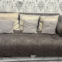 مبل ۷نفره طوسی .میزوگلمیز.جاکفشی ست|مبلمان خانگی و میز عسلی|شیراز, شهرک مخابرات|دیوار