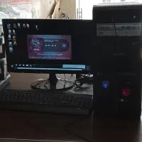 کامپیوتر خانگی همراه با میز وصندلی|رایانه رومیزی|محمدشهر, همایون ویلا|دیوار