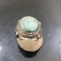 انگشتر نقره نگین فیروزه نیشابور عجمی|جواهرات|رشت, رودباری|دیوار