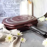 ماهیتابه رژیمی سایزبزرگ ترکیه اصل قابلمه تابه3تایی|ظروف پخت‌وپز|یزد, |دیوار