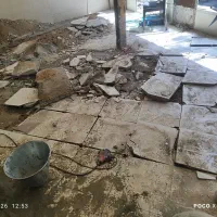 تخریب کلی و جوزی دیوار چینی سیمان کاری سرامیک کاری