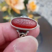عقیق خطی مهره یمنی