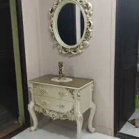ست آیینه وکنسول/آیینه قدی/دراورسه کشو/عسلی|بوفه، ویترین، کنسول|گرگان, |دیوار