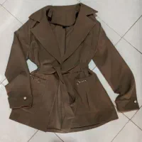 مانتو کتی پاییزه شیک سایز ۱
