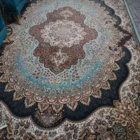 فرش ارکیده فیروزه ای