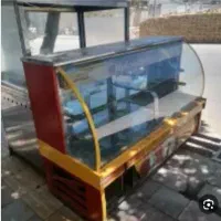 فروش وسایل منزل یخچال ویترینی قدیمی