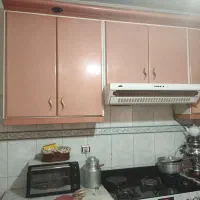 کابینت فلزی کامل به همراه هود|آبچکان و نظمدهنده ظروف|ملایر, |دیوار