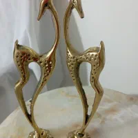 دوعدد اهوی برنجی