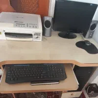 کامپیوتر ، میز کامپیوتر و اسکنر brother