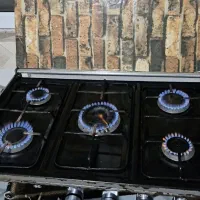 گاز ۵ شعله طرح فر|اجاق گاز و لوازم برقی پخت‌وپز|املش, |دیوار