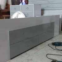 سرویس خواب تخت کمد لباس میز تی وی میز تحریر|تخت و سرویس خواب|مشهد, کلاته برفی|دیوار