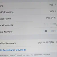 نو iPad A16 Wi-Fi 2025 RAM 6GB 256GB|تبلت|تهران, ائمه اطهار|دیوار