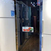 یخچال پایین فریزر لوکس مشکی امرسان